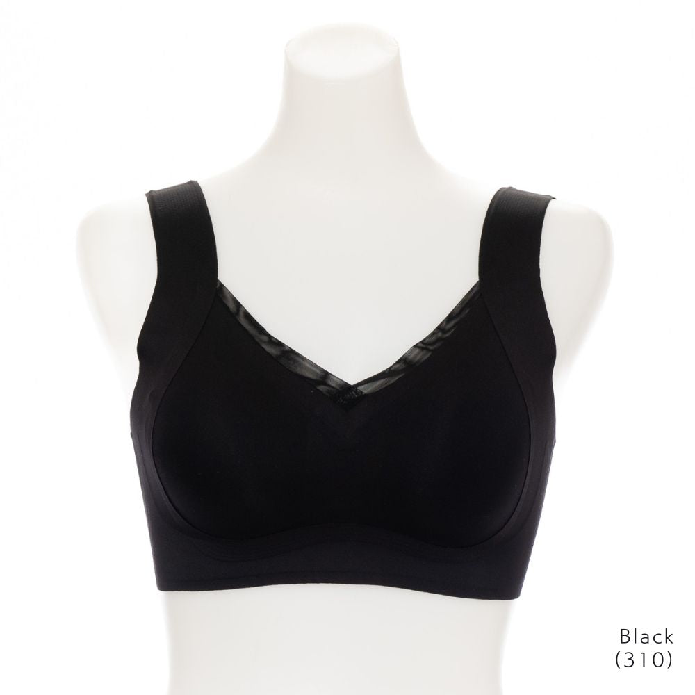 一日中つけられる ふんわりシームレスハーフトップブラ WEB限定商品