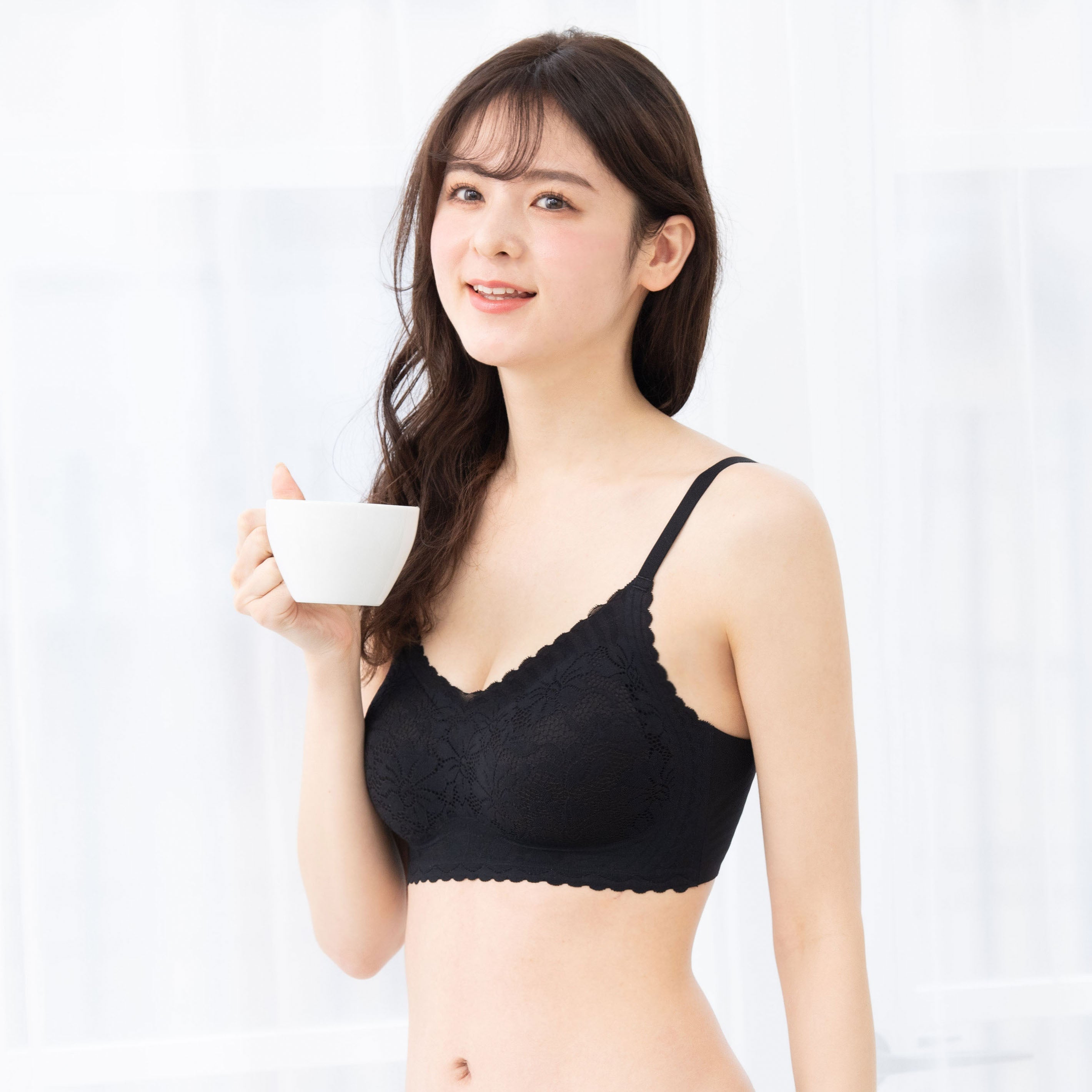 一日中つけられる ふんわりシームレスブラ WEB限定商品