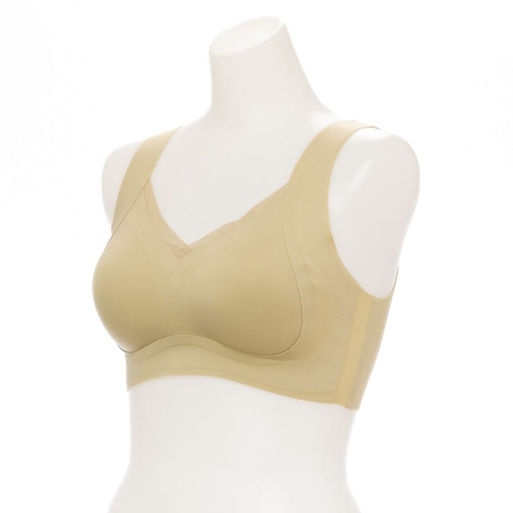 一日中つけられる ふんわりシームレスハーフトップブラ WEB限定商品