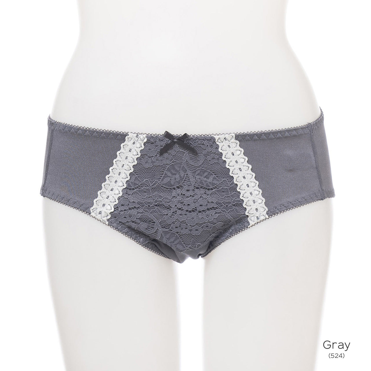 スカラップフラワーレース サニタリーペアショーツ ソニアブラック