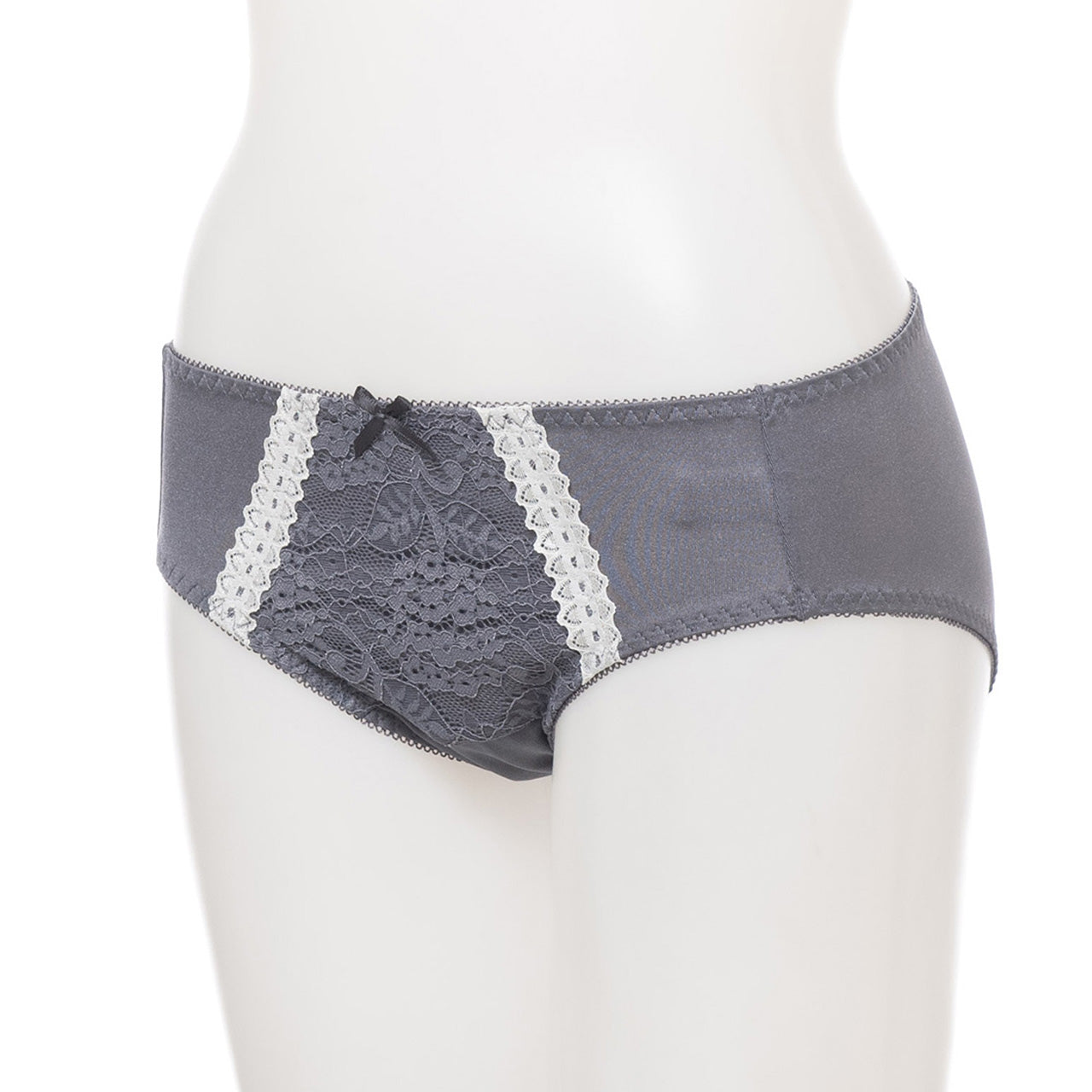 スカラップフラワーレース サニタリーペアショーツ ソニアブラック