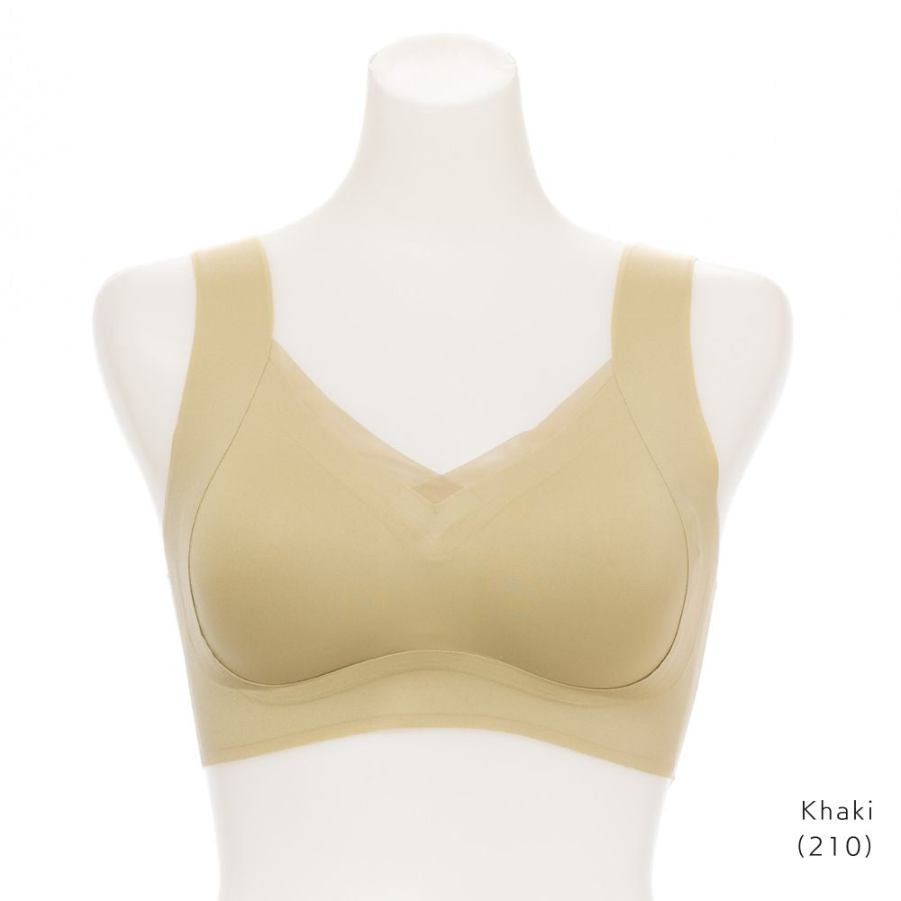 一日中つけられる ふんわりシームレスハーフトップブラ WEB限定商品