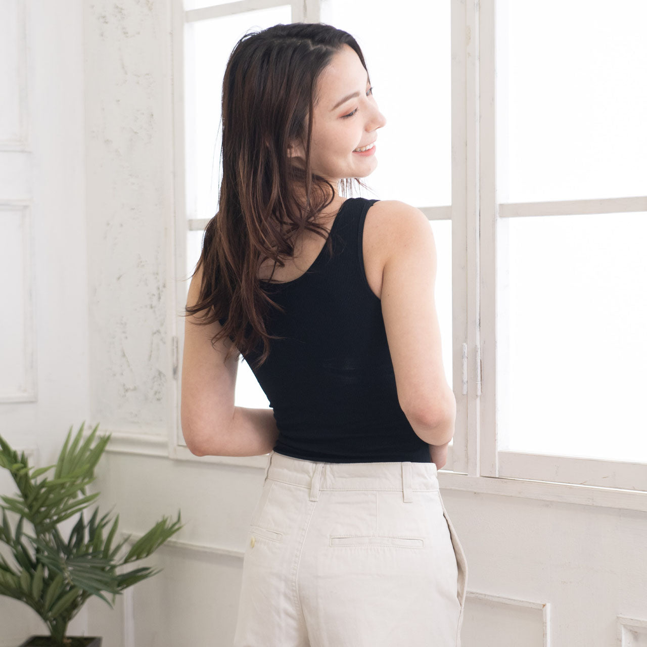 カップ付きインナー リブ2Set デイフィール