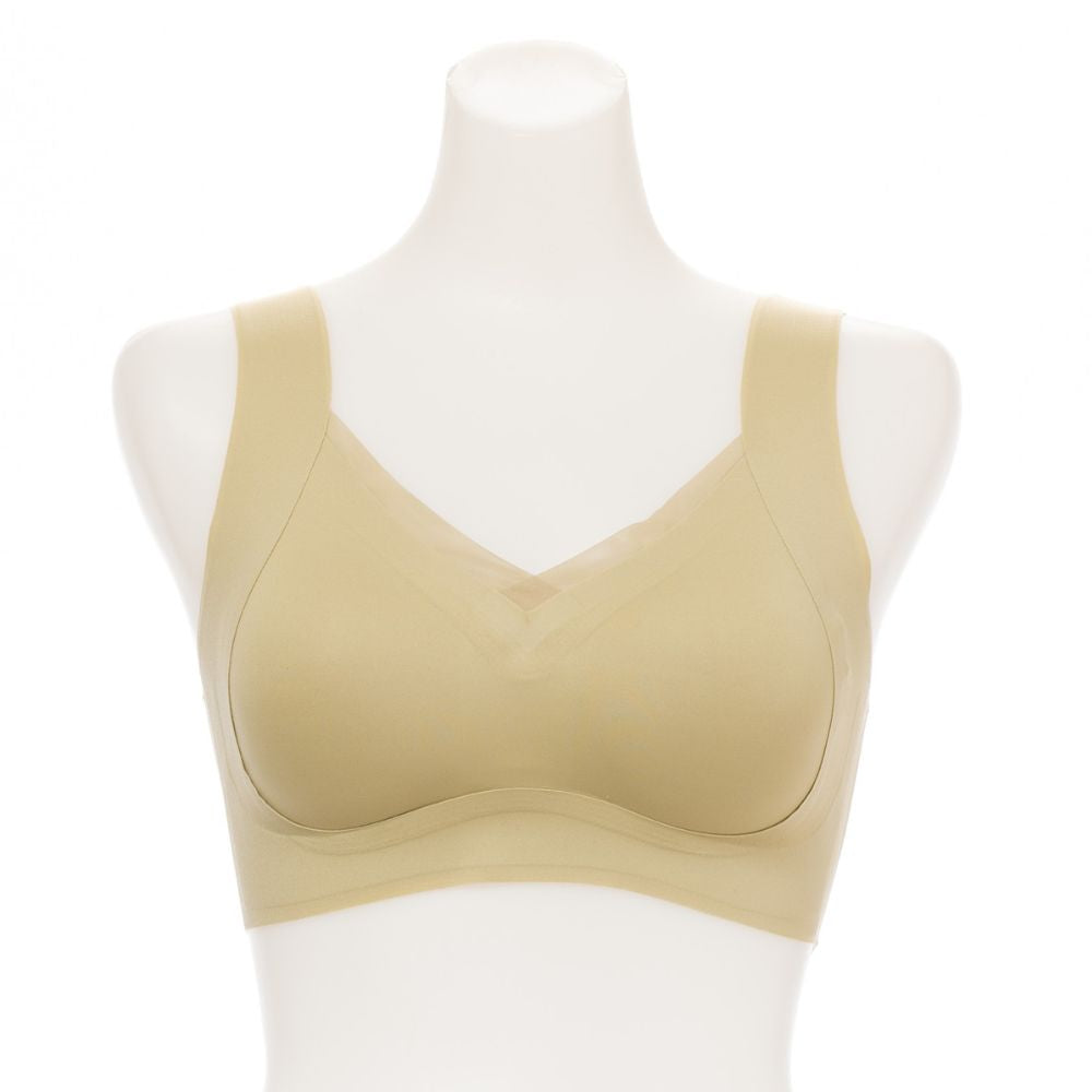 一日中つけられる ふんわりシームレスハーフトップブラ WEB限定商品