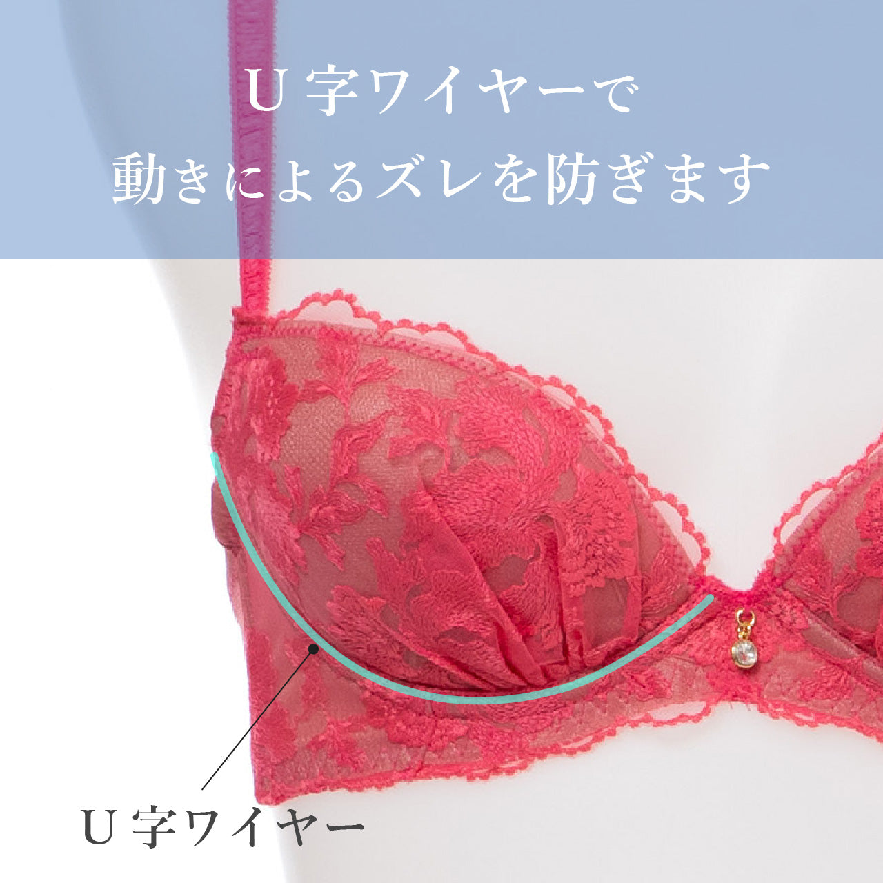 X-Rated アイリス ワイヤーブラジャー