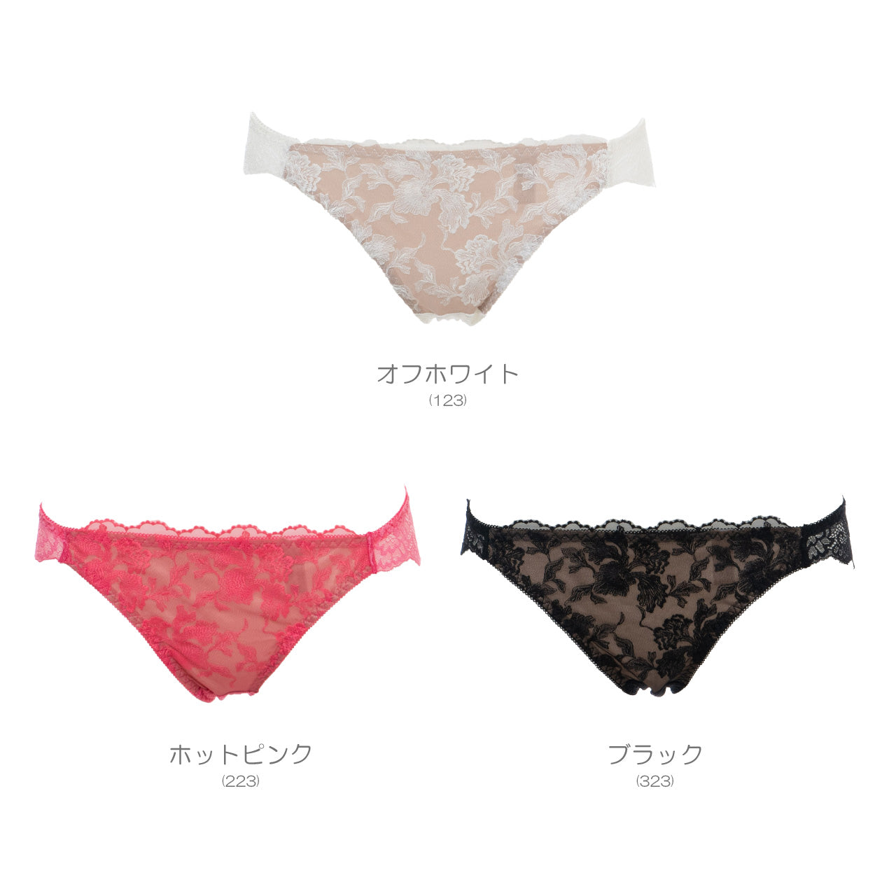 X-Rated アイリス バックレースショーツ