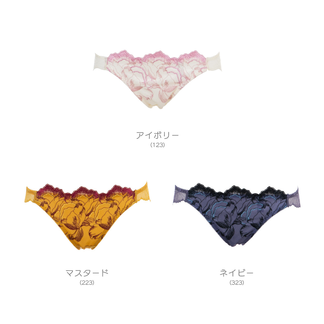 X-Rated ピオニー バックレースショーツ