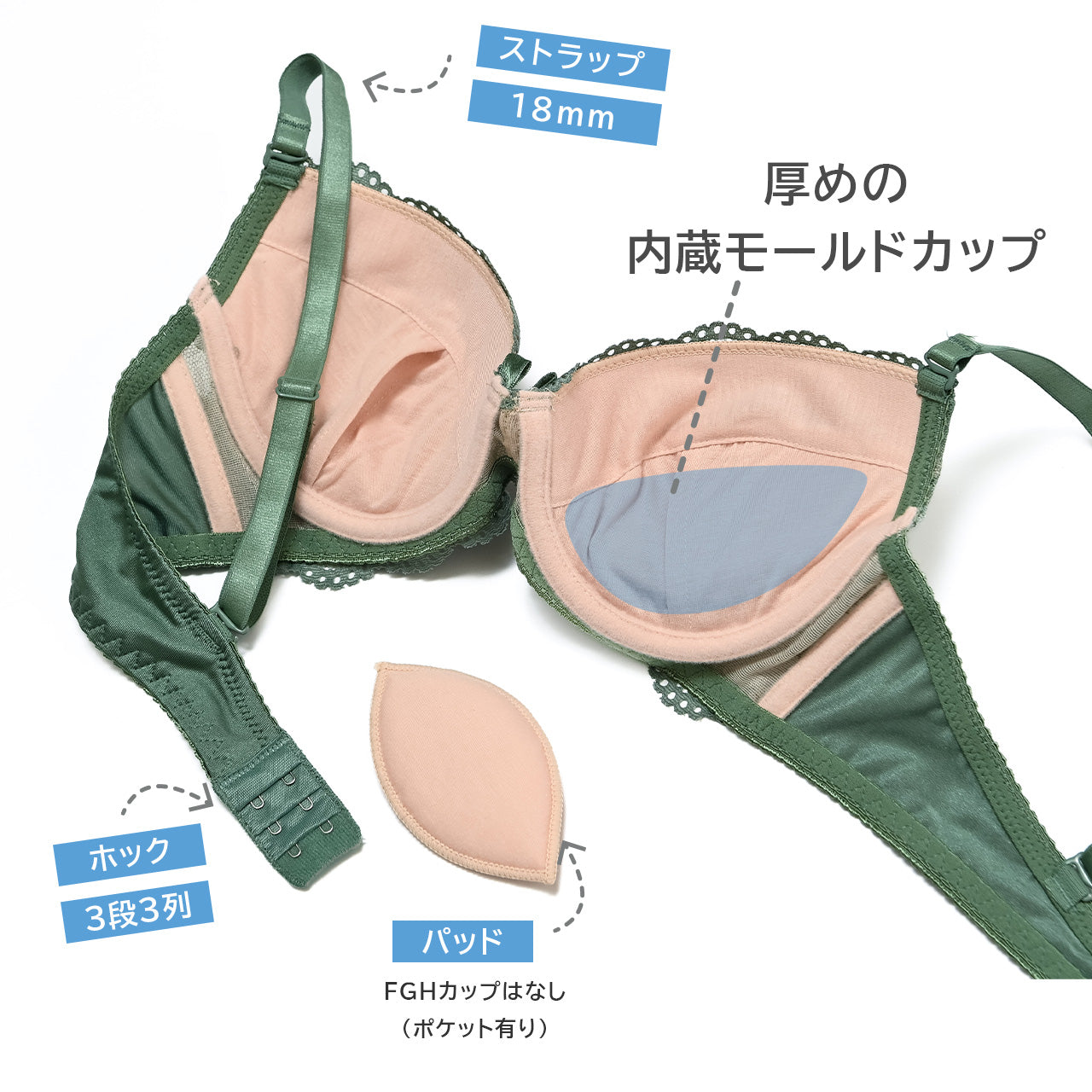 シアーレース ワイヤーブラジャー&ショーツセット ソニアブラック(Gカップ)