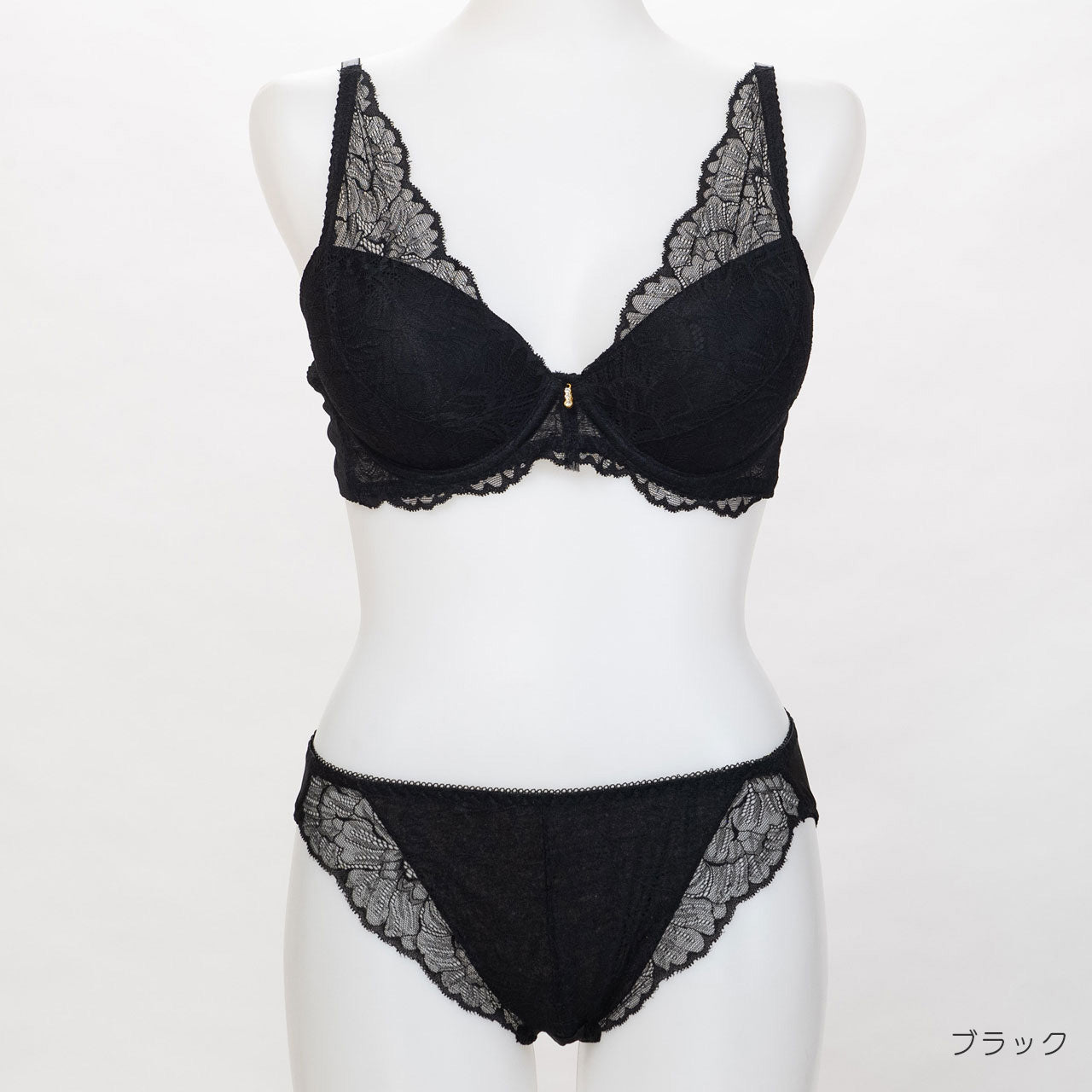 ファシネイト ワイヤーブラジャー&ショーツセット(Cカップ) ソニアブラック