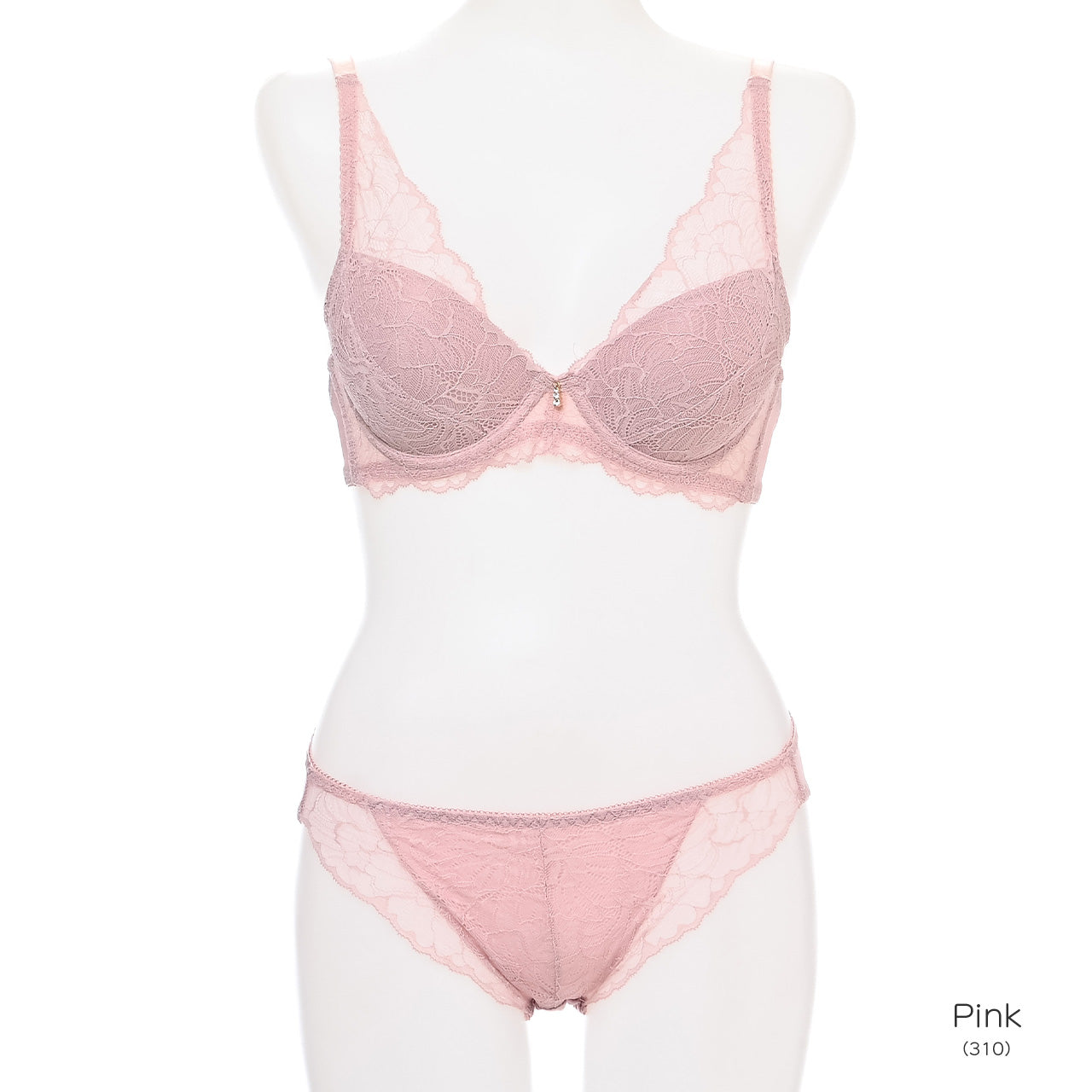 Sonia Black ファシネイト ノンワイヤーブラジャー&ショーツセット(M・L・LL)