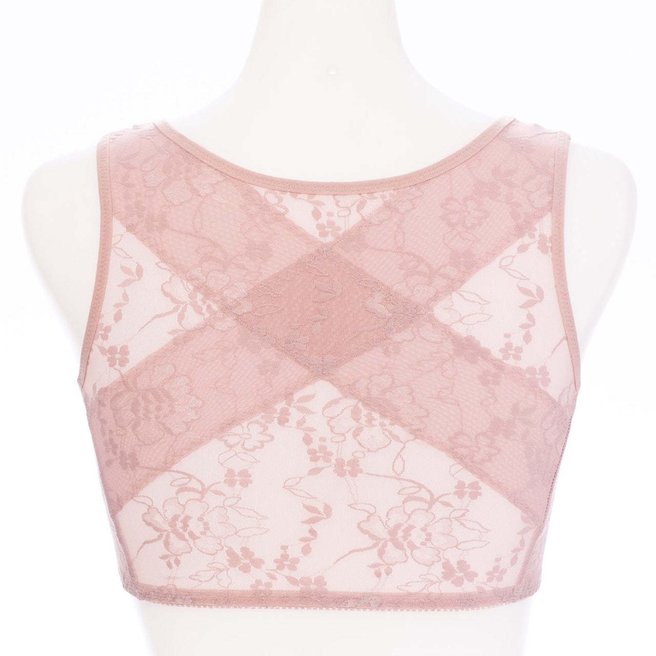 猫背補正 肩甲骨押さえ美姿勢ノンワイヤーハーフトップ(花柄) ブライトマッチ