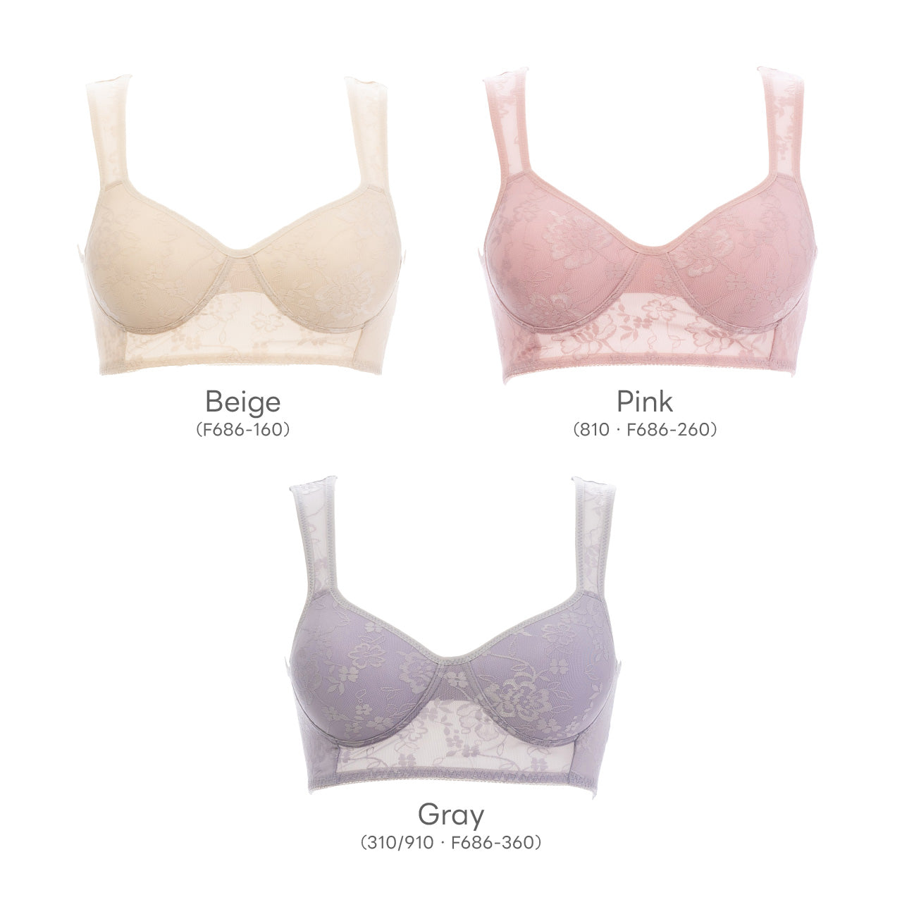 猫背補正 肩甲骨押さえ美姿勢ノンワイヤーハーフトップ(花柄) ブライトマッチ