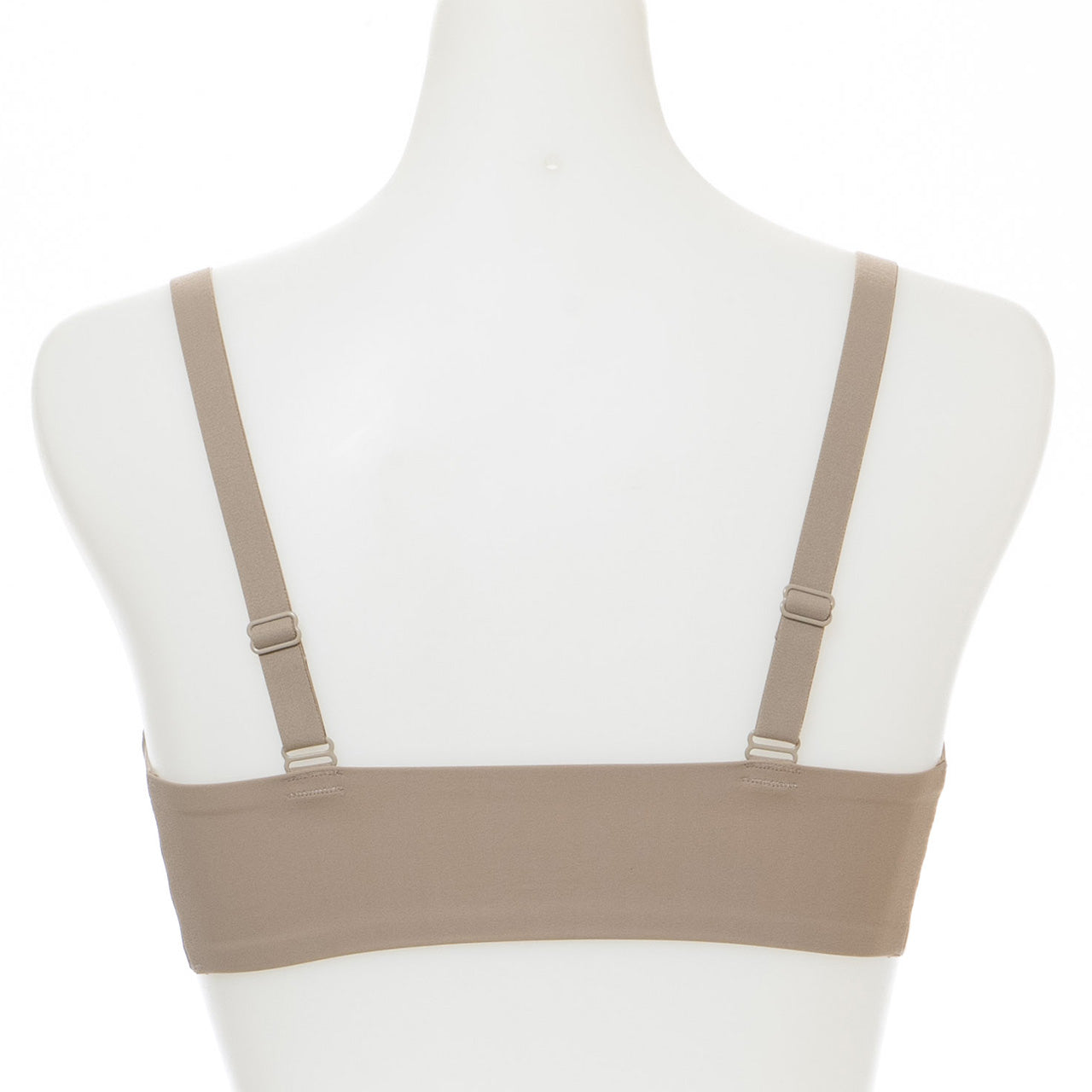 素肌に溶け込むヌーディーなブラ ハーフトップブラジャー