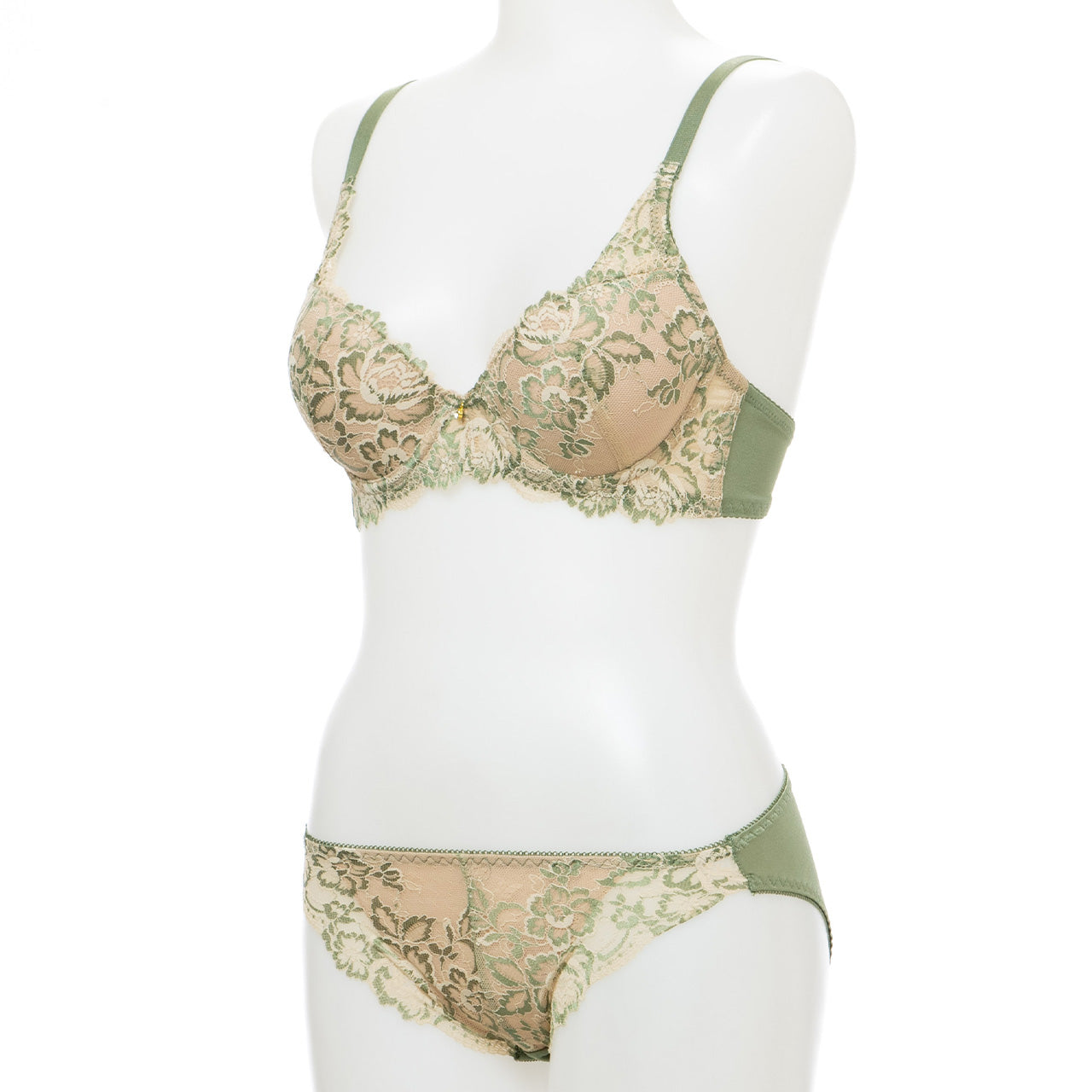 ソフィア ノンワイヤーブラ&ショーツセット ソニアブラック