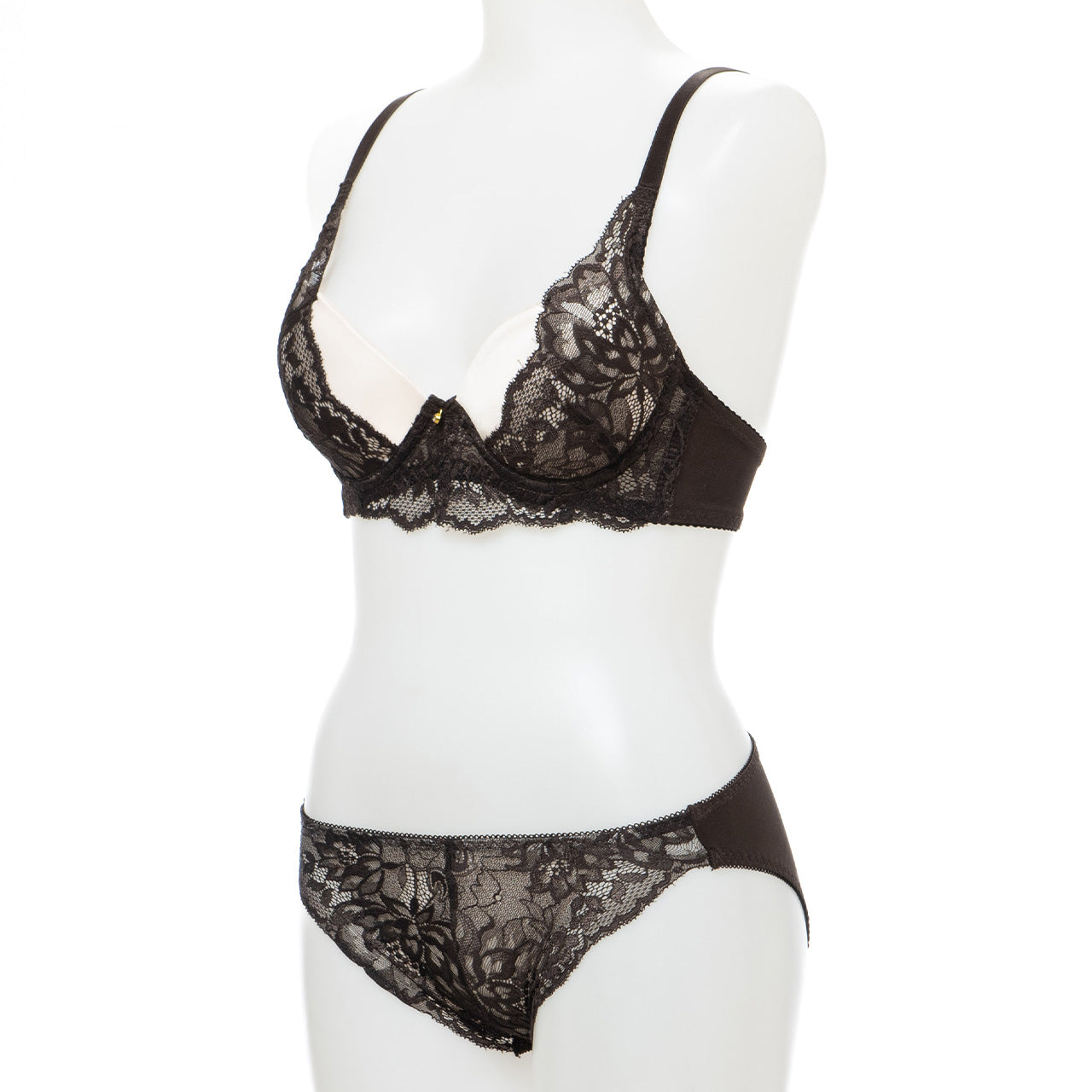 イザベラ ワイヤーブラ&ショーツセット(B85・C85~H100カップ) ソニアブラック