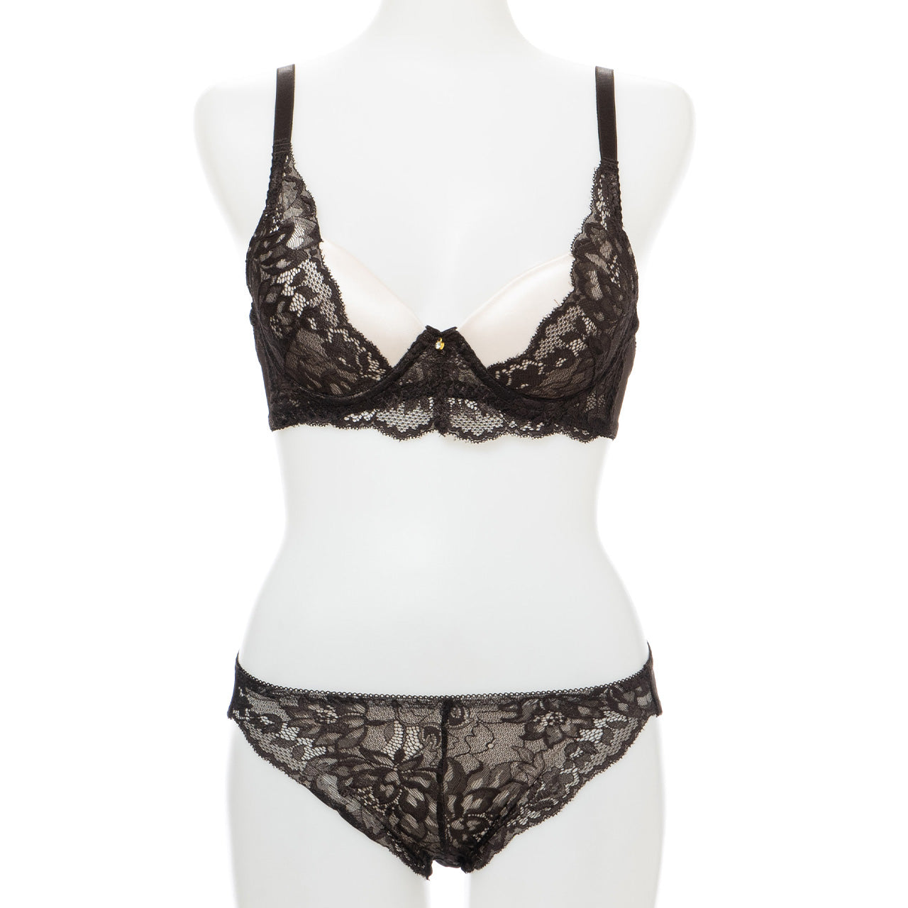 イザベラ ブラ&ショーツセット グラマーサイズ(E70~H80カップ) ソニアブラック