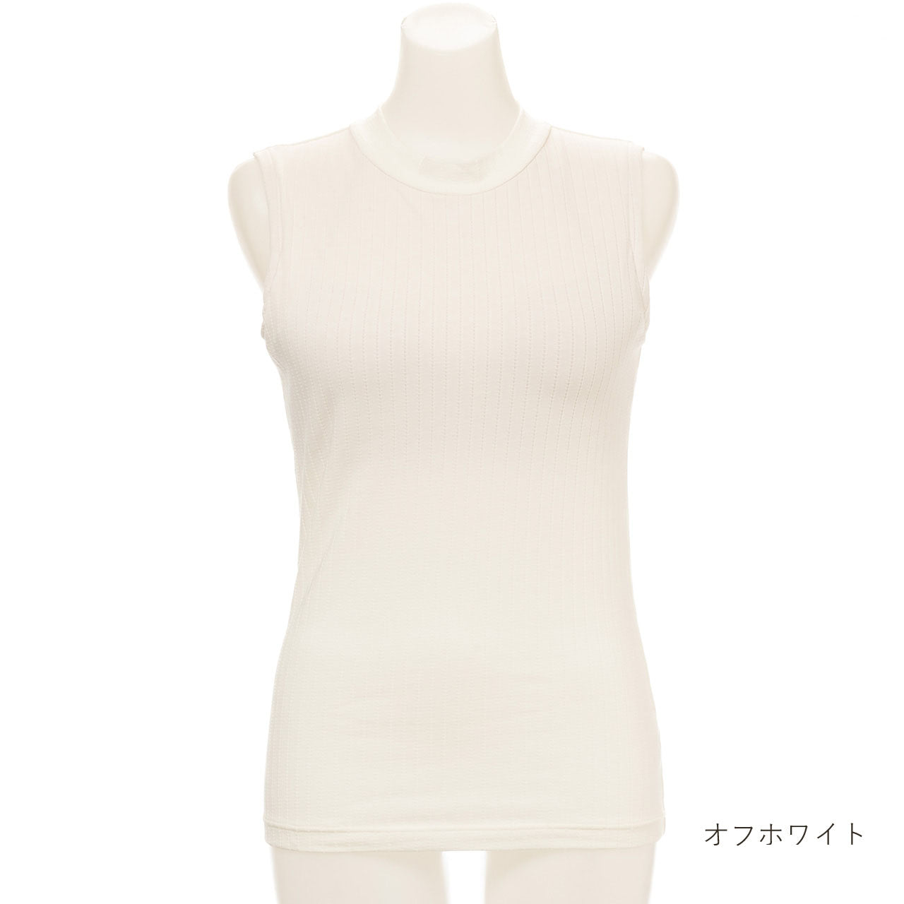 美シルエットブラトップ スタンドネックリブ デイフィール