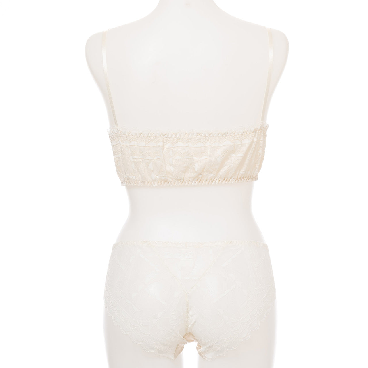 谷間キープ ノンワイヤーブラジャー&ショーツセット メルトココ