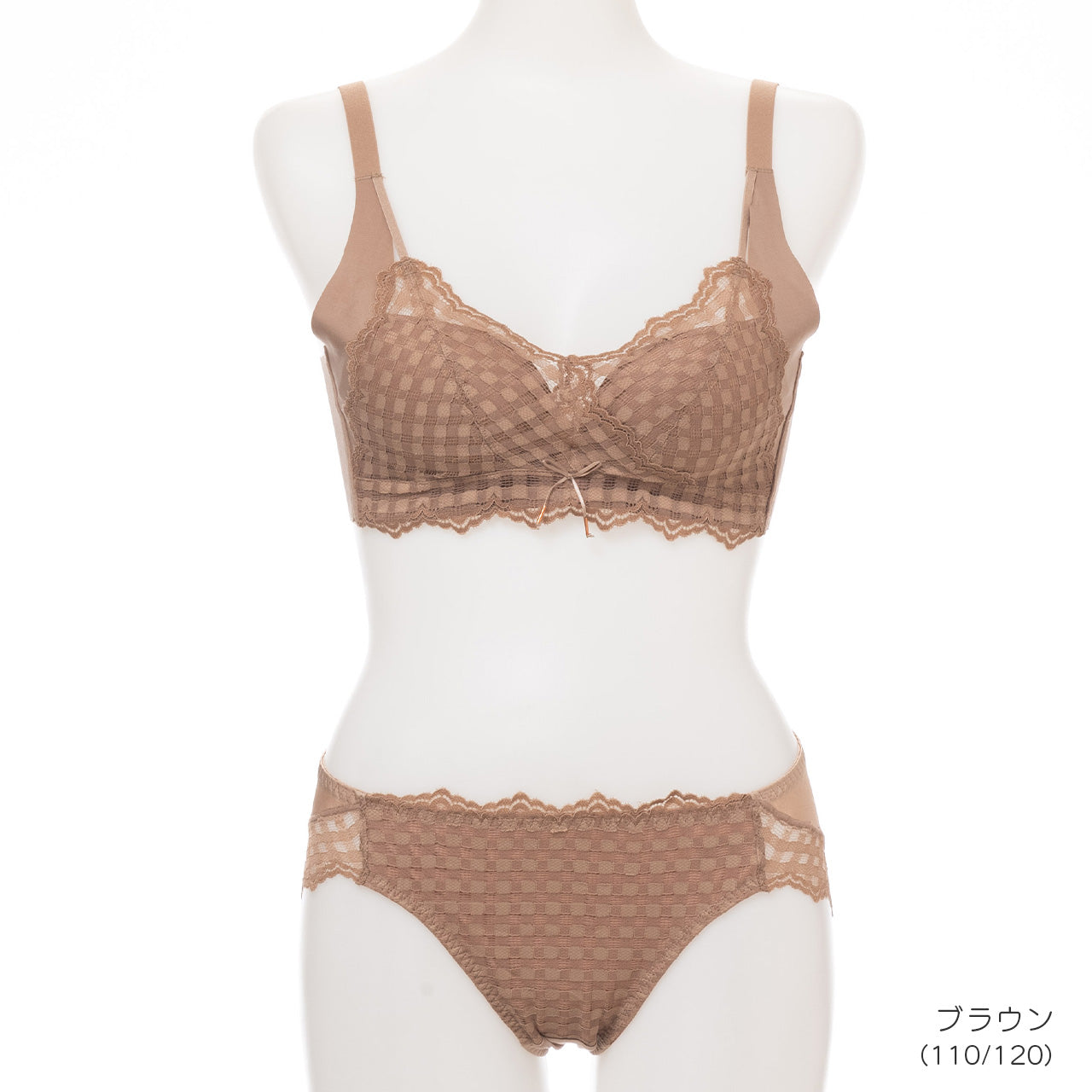 ふわとろカップ ノンワイヤーブラジャー&ショーツセット メルトココ