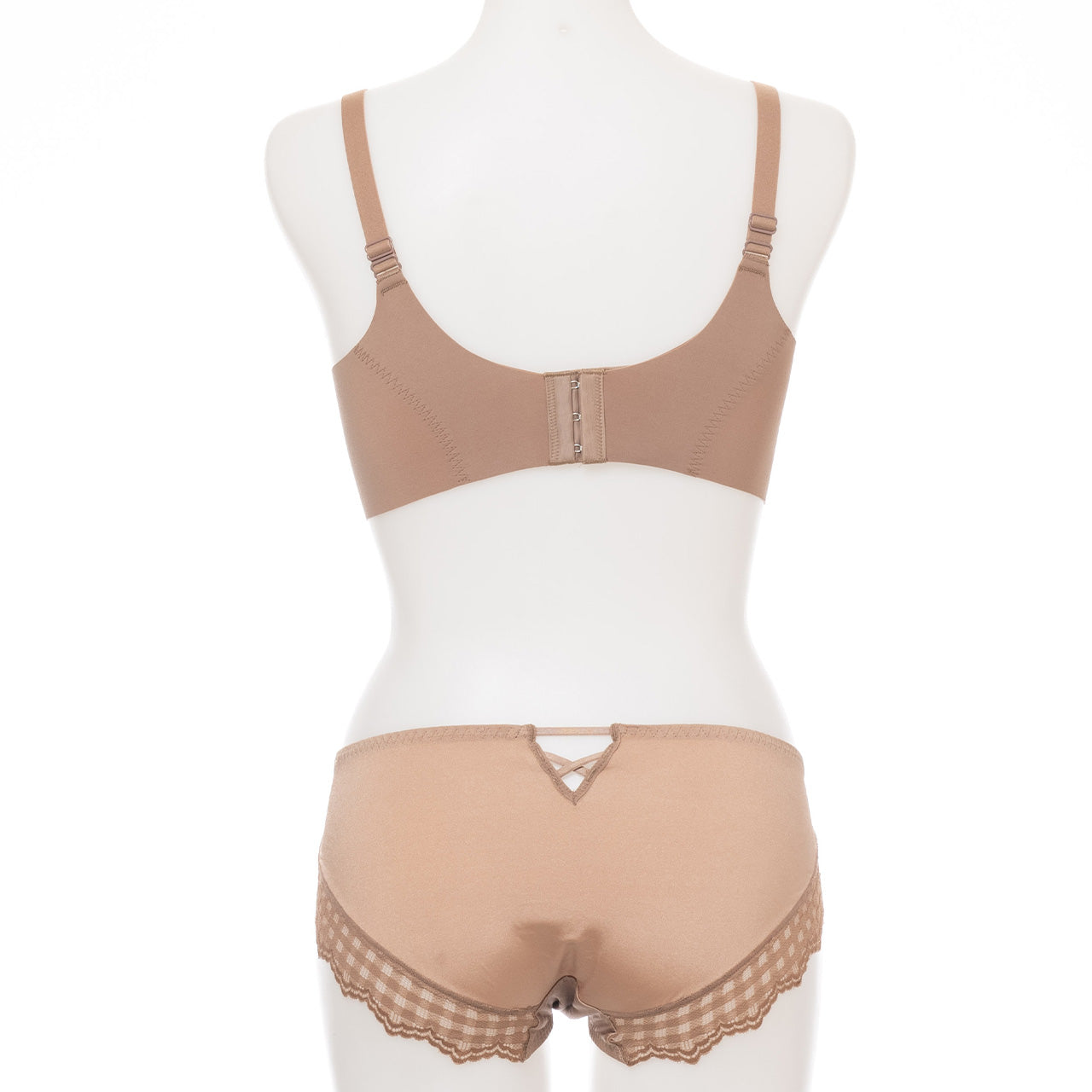 ふわとろカップ ノンワイヤーブラジャー&ショーツセット メルトココ