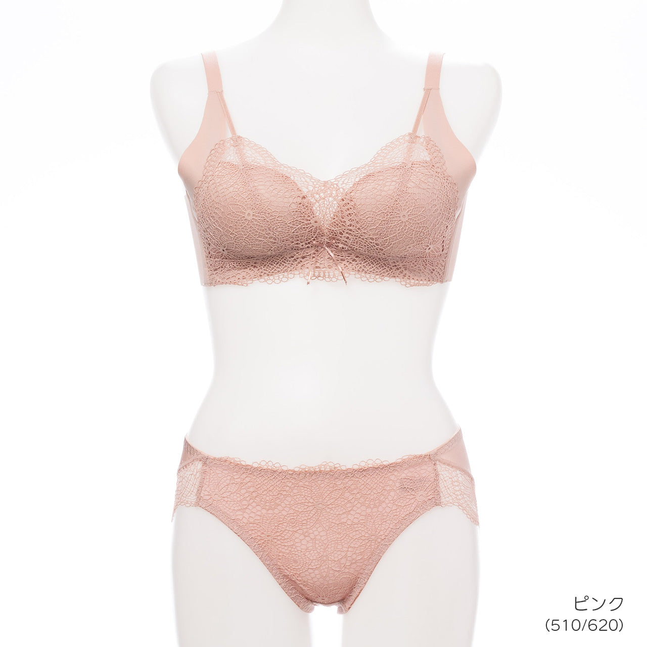 ふわとろカップ ノンワイヤーブラジャー&ショーツセット メルトココ