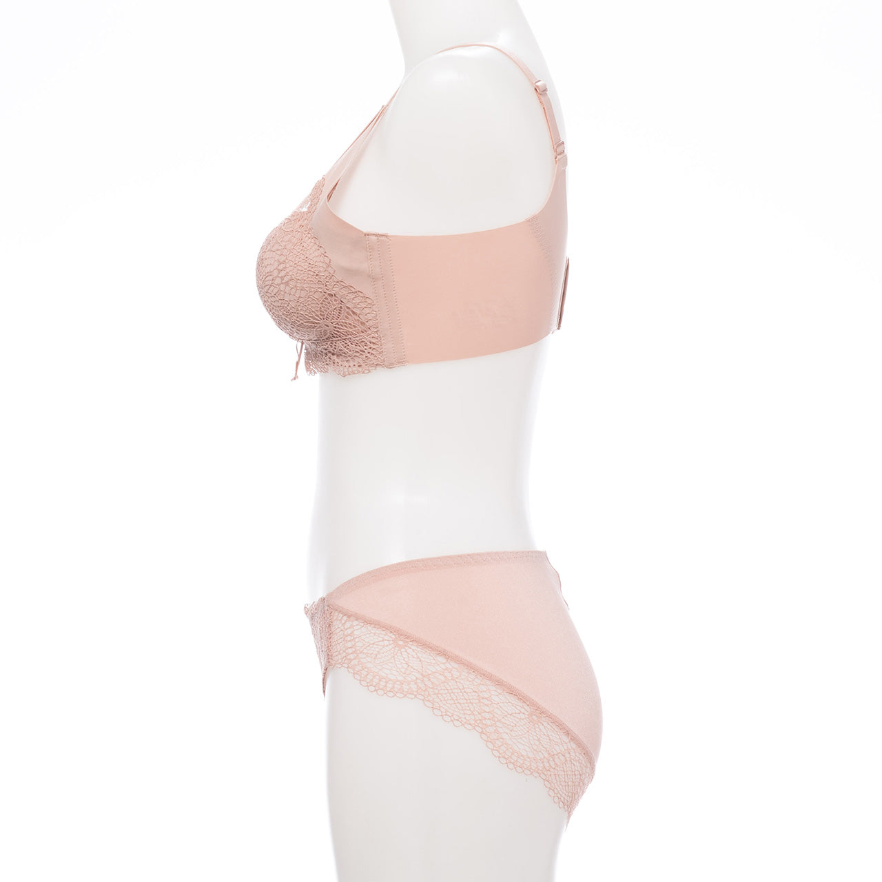 ふわとろカップ ノンワイヤーブラジャー&ショーツセット メルトココ