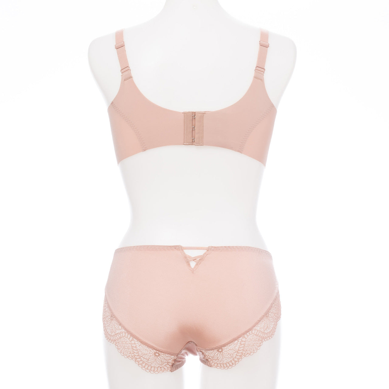 ふわとろカップ ノンワイヤーブラジャー&ショーツセット メルトココ