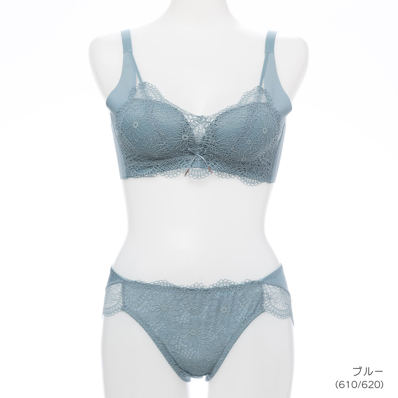 ふわとろカップ ノンワイヤーブラジャー&ショーツセット メルトココ