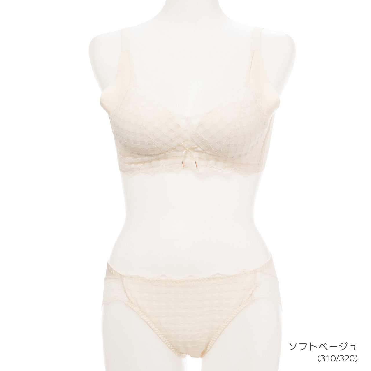 ふわとろカップ ノンワイヤーブラジャー&ショーツセット メルトココ