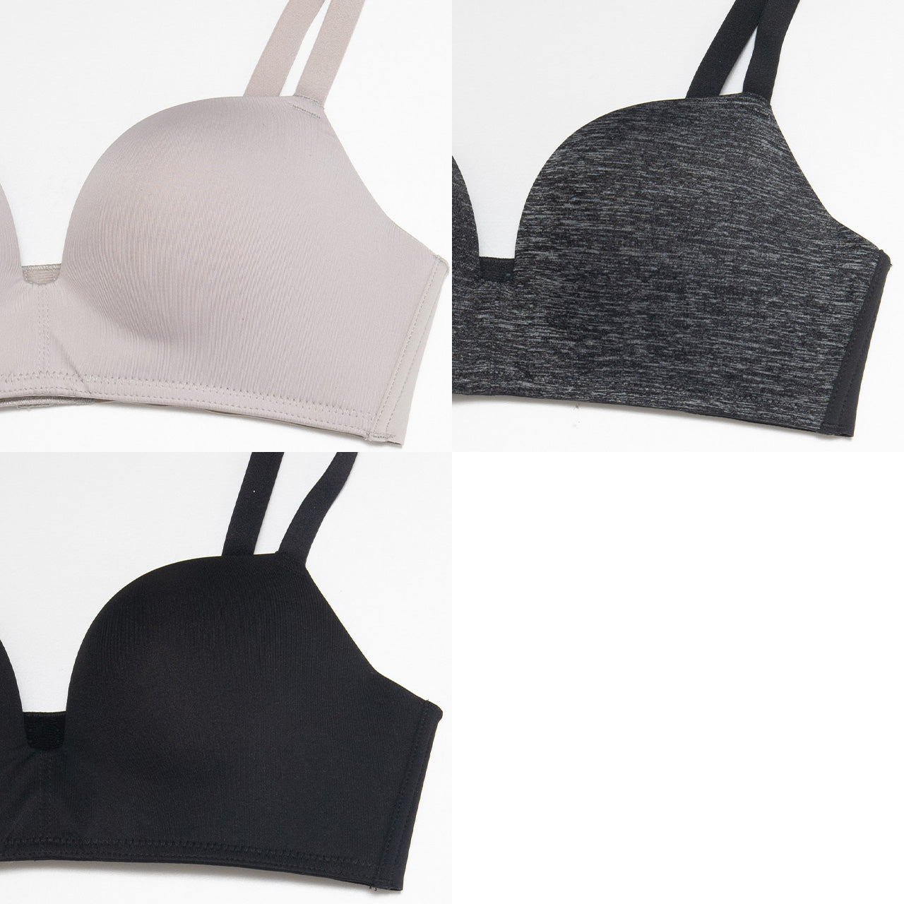 自胸美盛 ノンワイヤーシームレスブラジャー