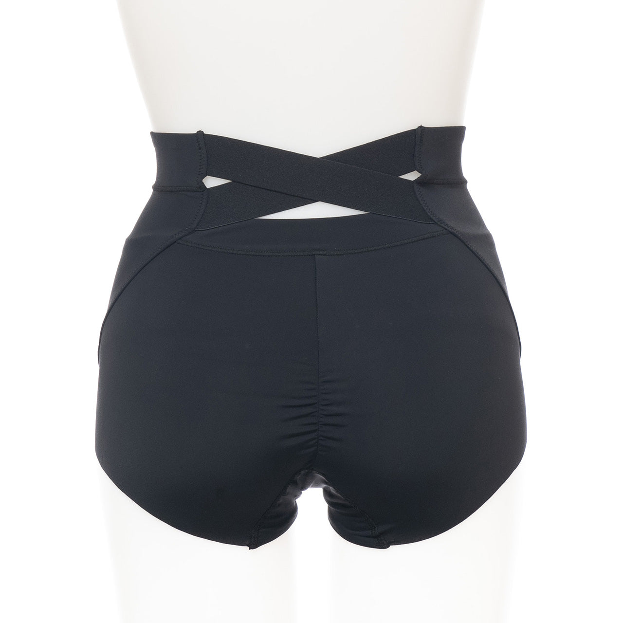 瞬間ほそ見えパンツ バッククロス ショートガードル