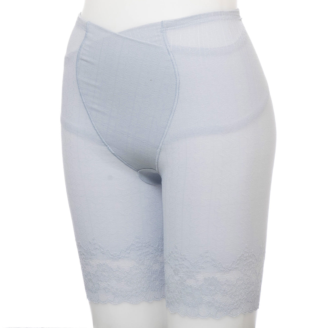 瞬間ほそ見えパンツ 涼しげレース ロングガードル