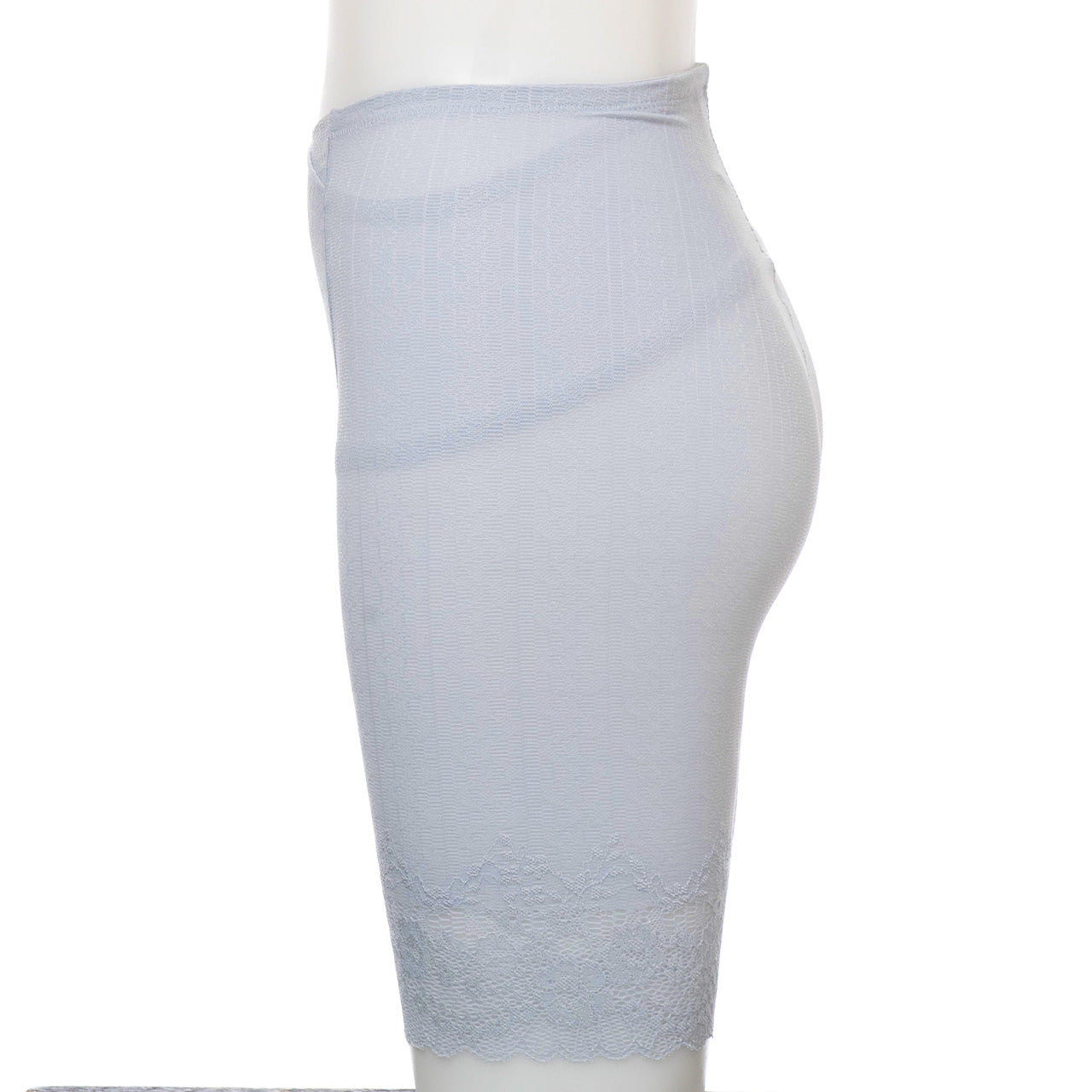 瞬間ほそ見えパンツ 涼しげレース ロングガードル