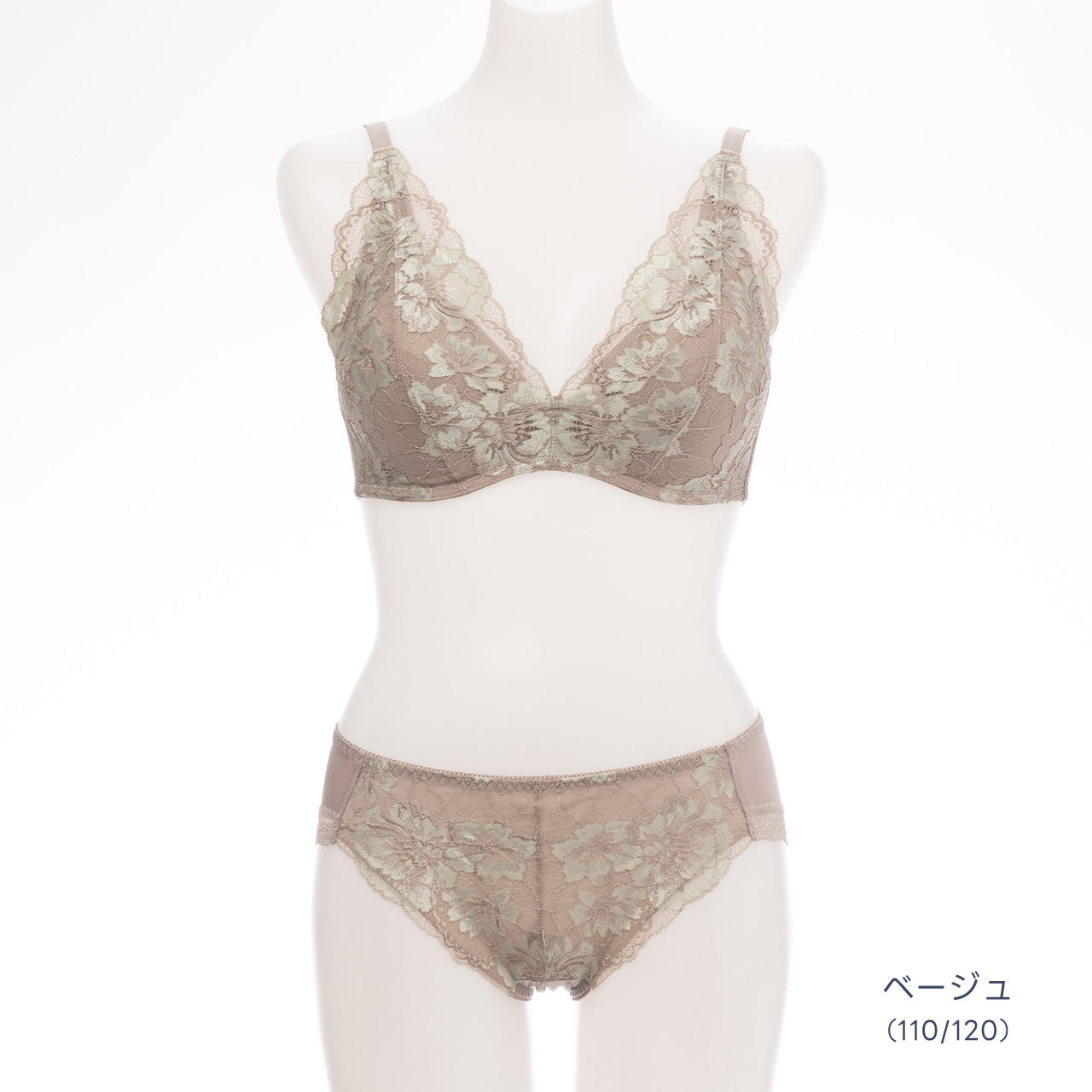 グッドタッチブラ ノンワイヤーブラジャー&ショーツセット ビューティアシスト