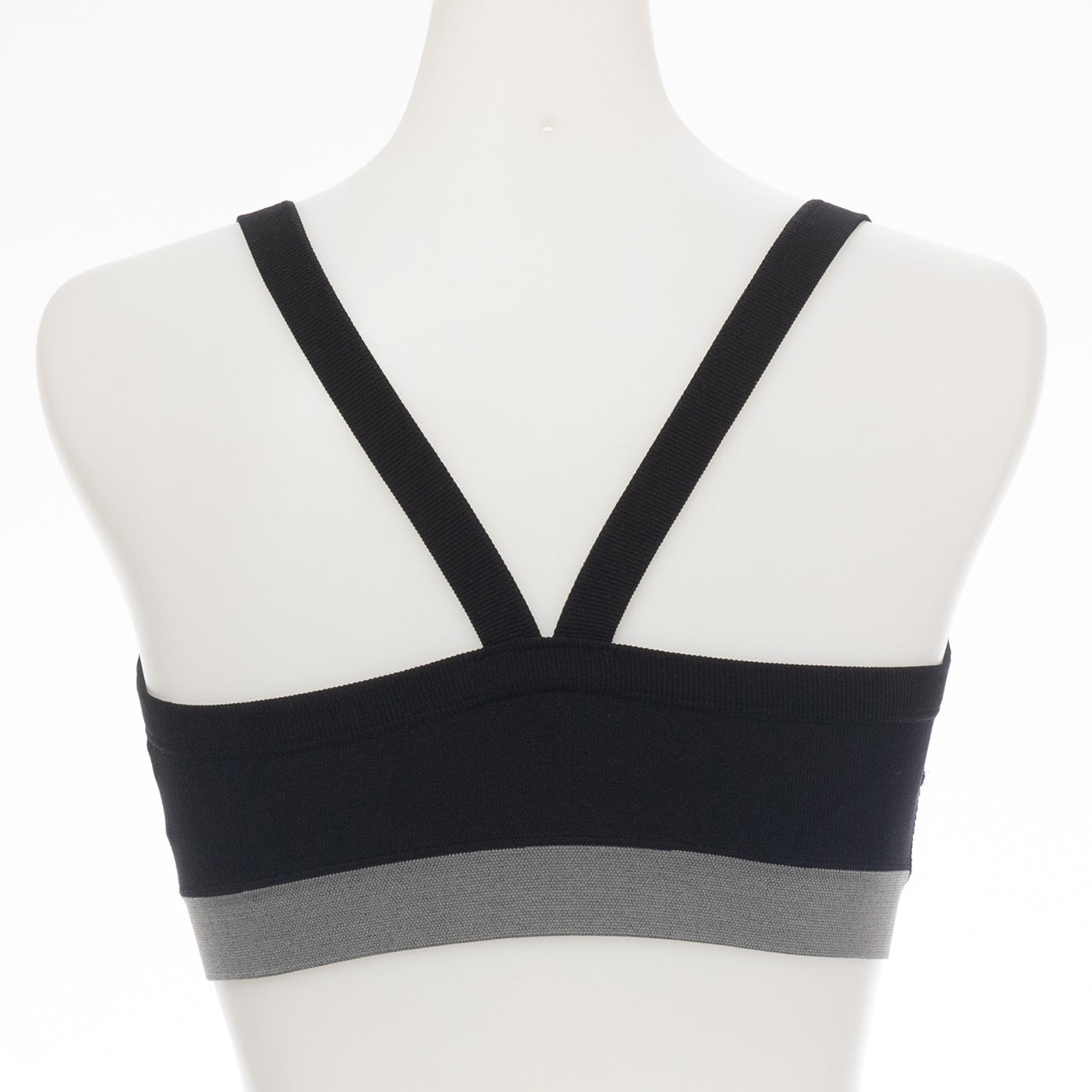 柔らかい着用感 バッククロスブラトップ バイカラー POFU