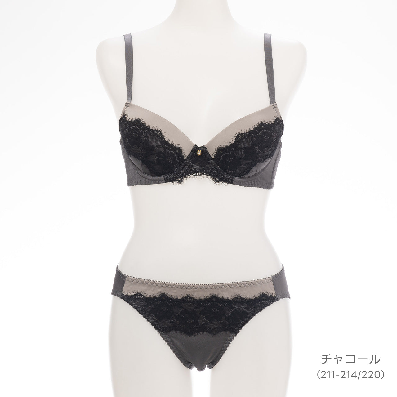 フィオナ ワイヤーブラジャー&ショーツセット ソニアブラック(A65~D85カップ)