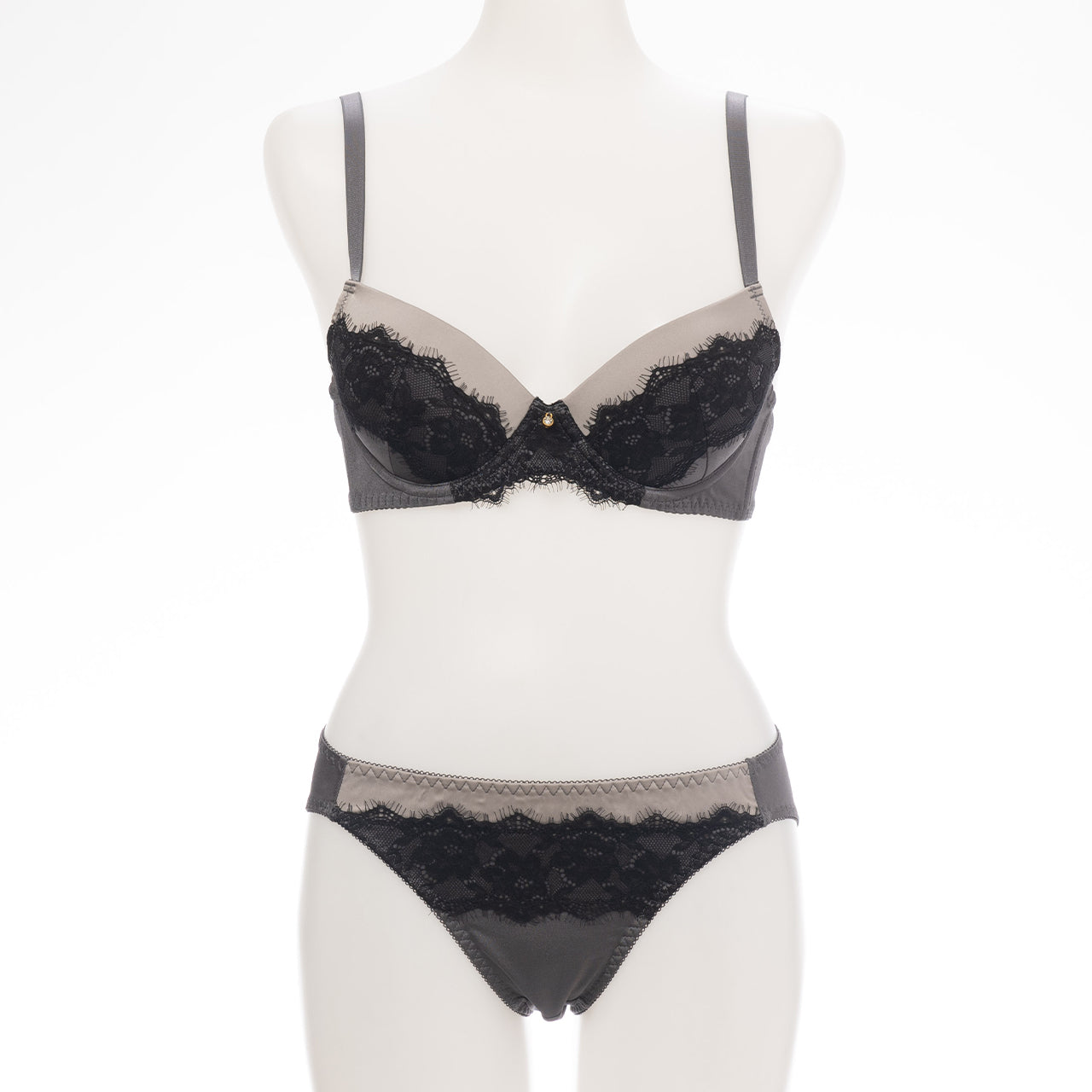 フィオナ ワイヤーブラジャー&ショーツセット ソニアブラック(A65~D85カップ)