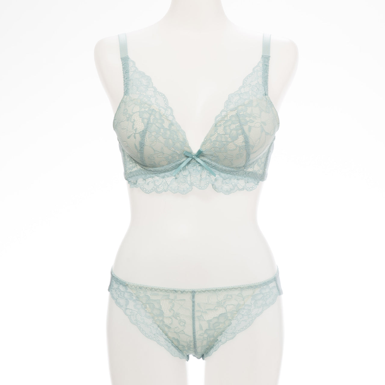 アリス ノンワイヤーブラジャー&ショーツセット ソニアブラック(S・M・L・LL・3L・4L・5L)