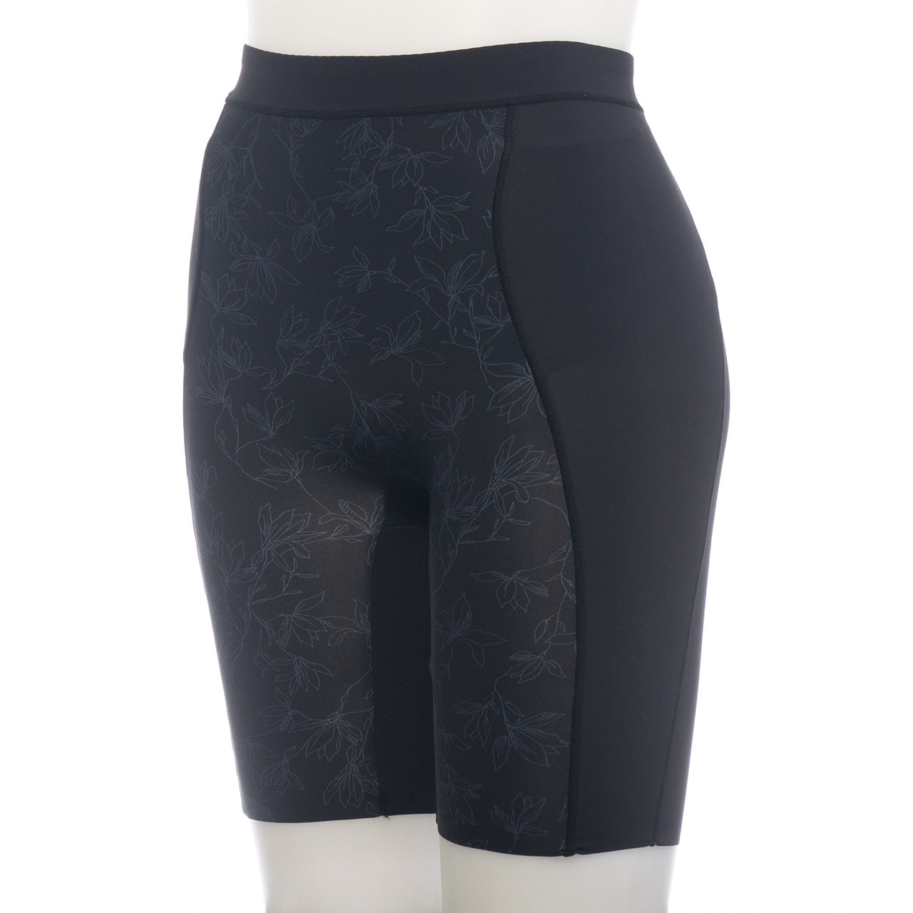 フラワープリント ロングガードル 瞬間ほそ見え