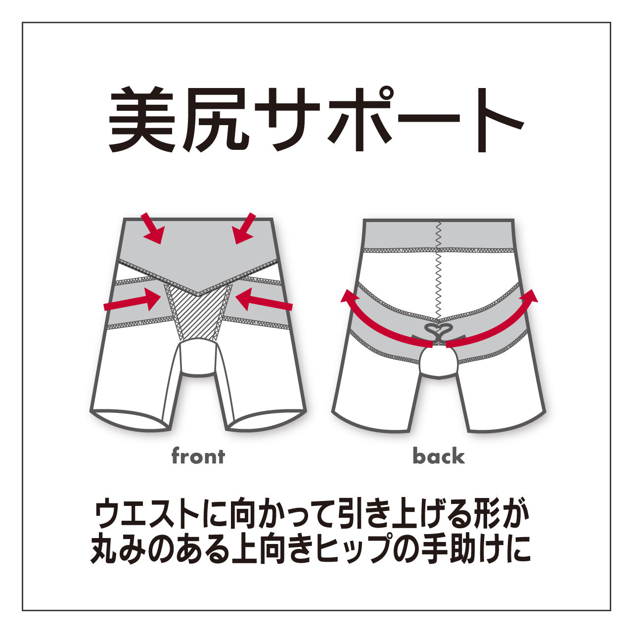 美尻パンツ ロングガードル マイエッティ