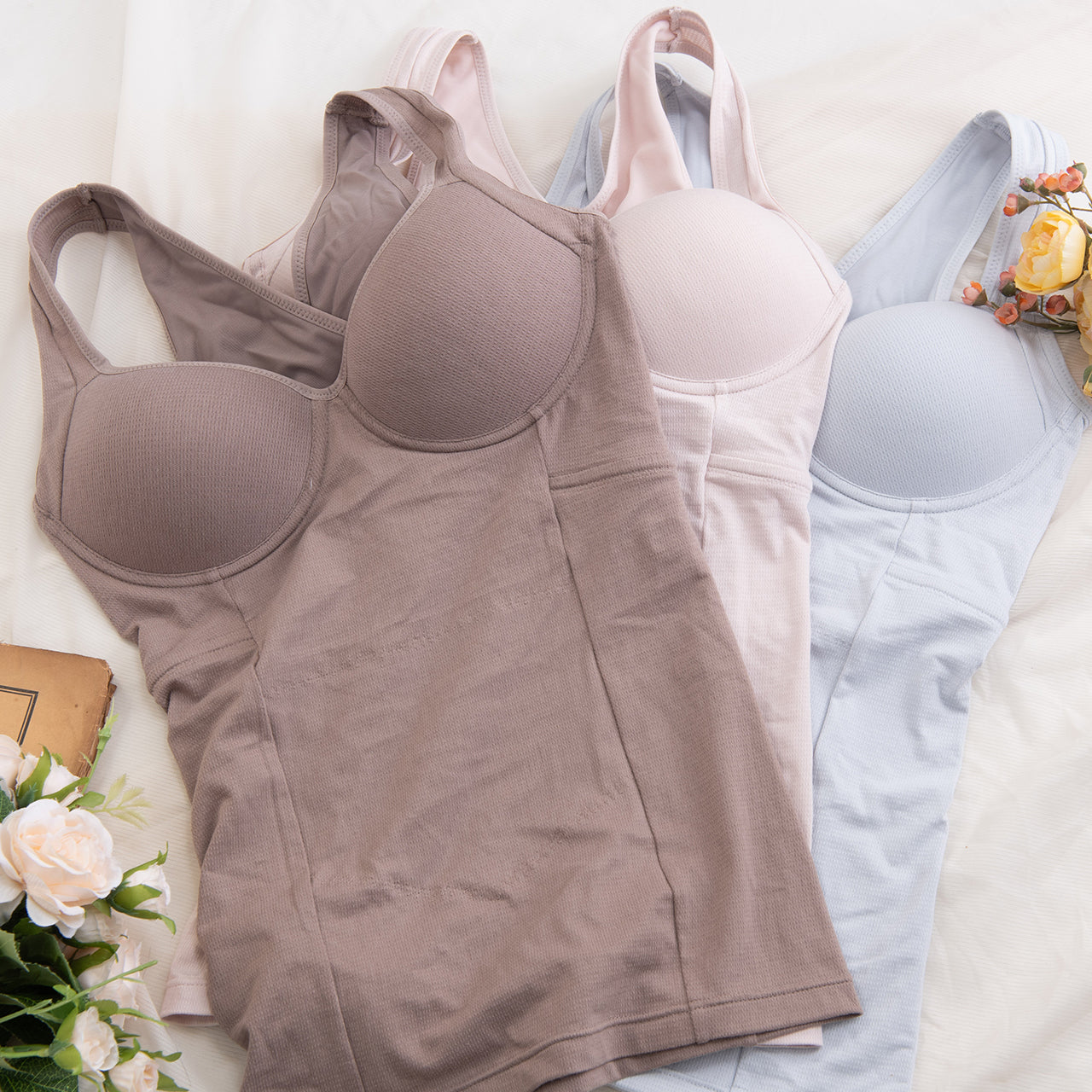 綿メッシュ バックカシュクール シェイパー ブライトマッチ