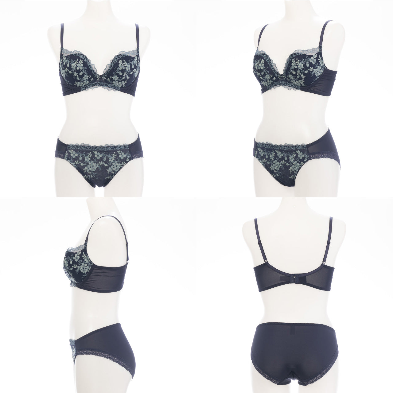 エアリーブラ ワイヤーブラジャー&ショーツセット ビューティアシスト