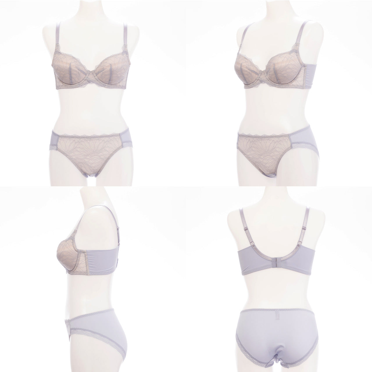 やわらかフィットブラ ワイヤーブラジャー&ショーツセット ビューティアシスト