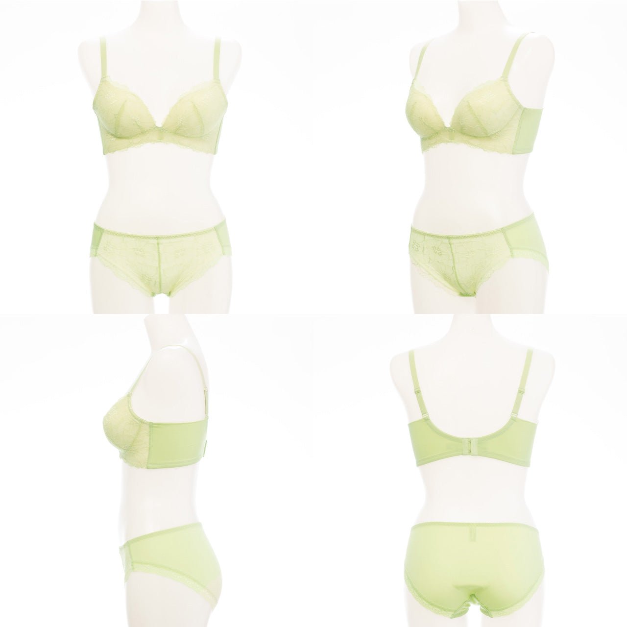 ジャストフィットブラ ノンワイヤーブラジャー&ショーツセット ビューティアシスト