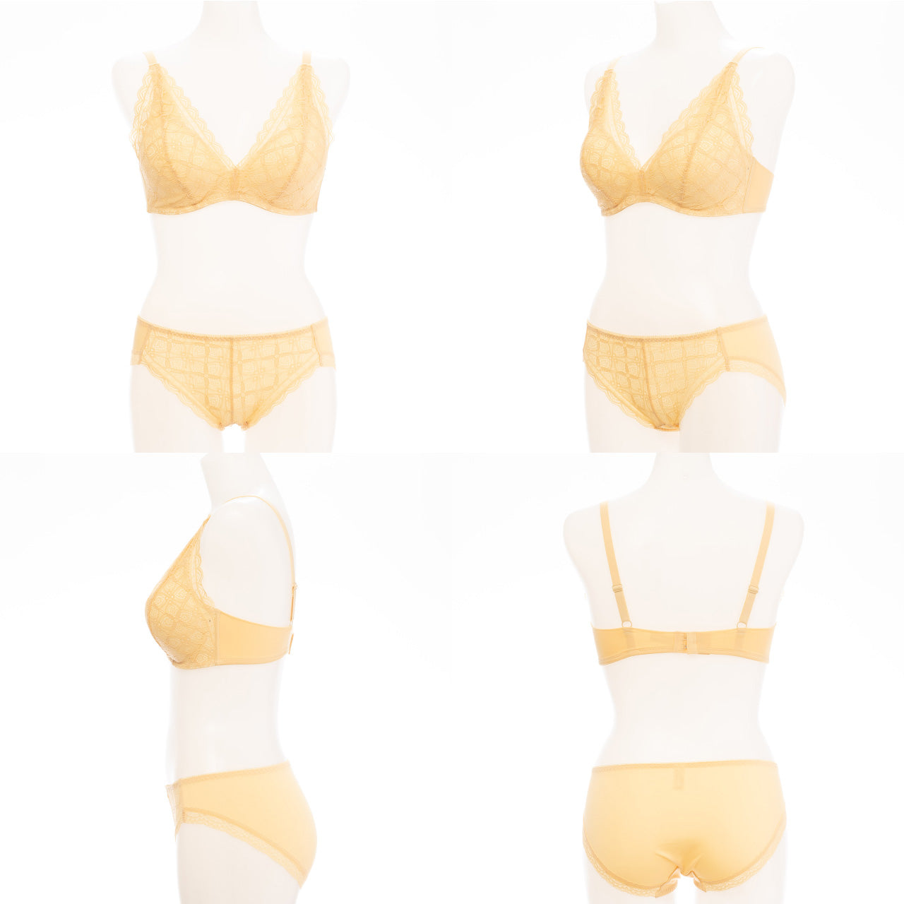 グッドタッチブラ ノンワイヤーブラジャー&ショーツセット ビューティアシスト