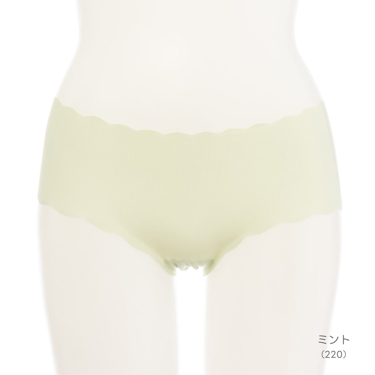 シームレスフィット リブスカラップ ペアショーツ POFU