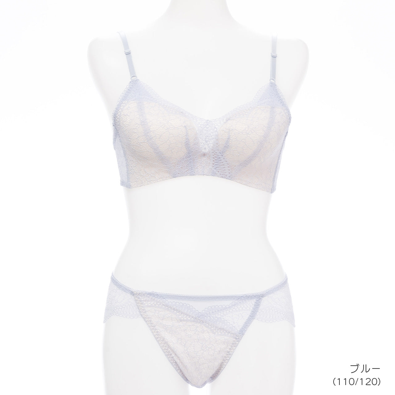 谷間キープ ノンワイヤーブラジャー&ショーツセット メルトココ