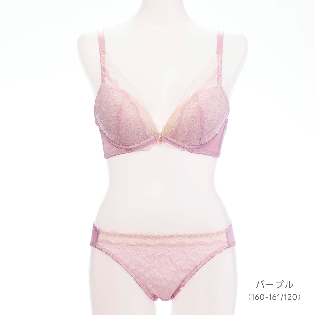 キャサリン ノンワイヤーブラジャー&ショーツセット ソニアブラック(S・M・L・LL・3L・4L・5L・LLG・3LG・4LG)