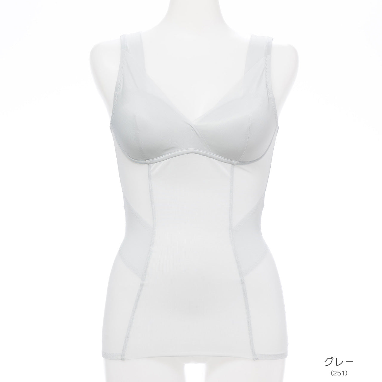 巻き肩解消カップ付きシェイプインナー スマートメソッド