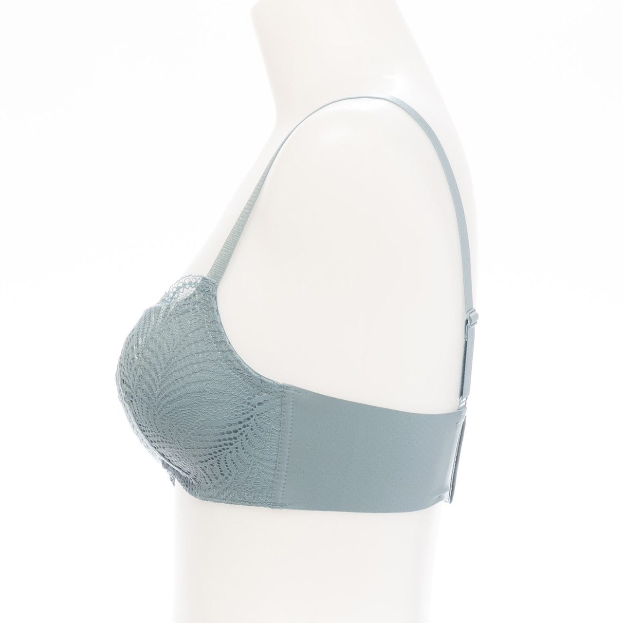 自胸美盛 L字ノンワイヤーブラジャー レース